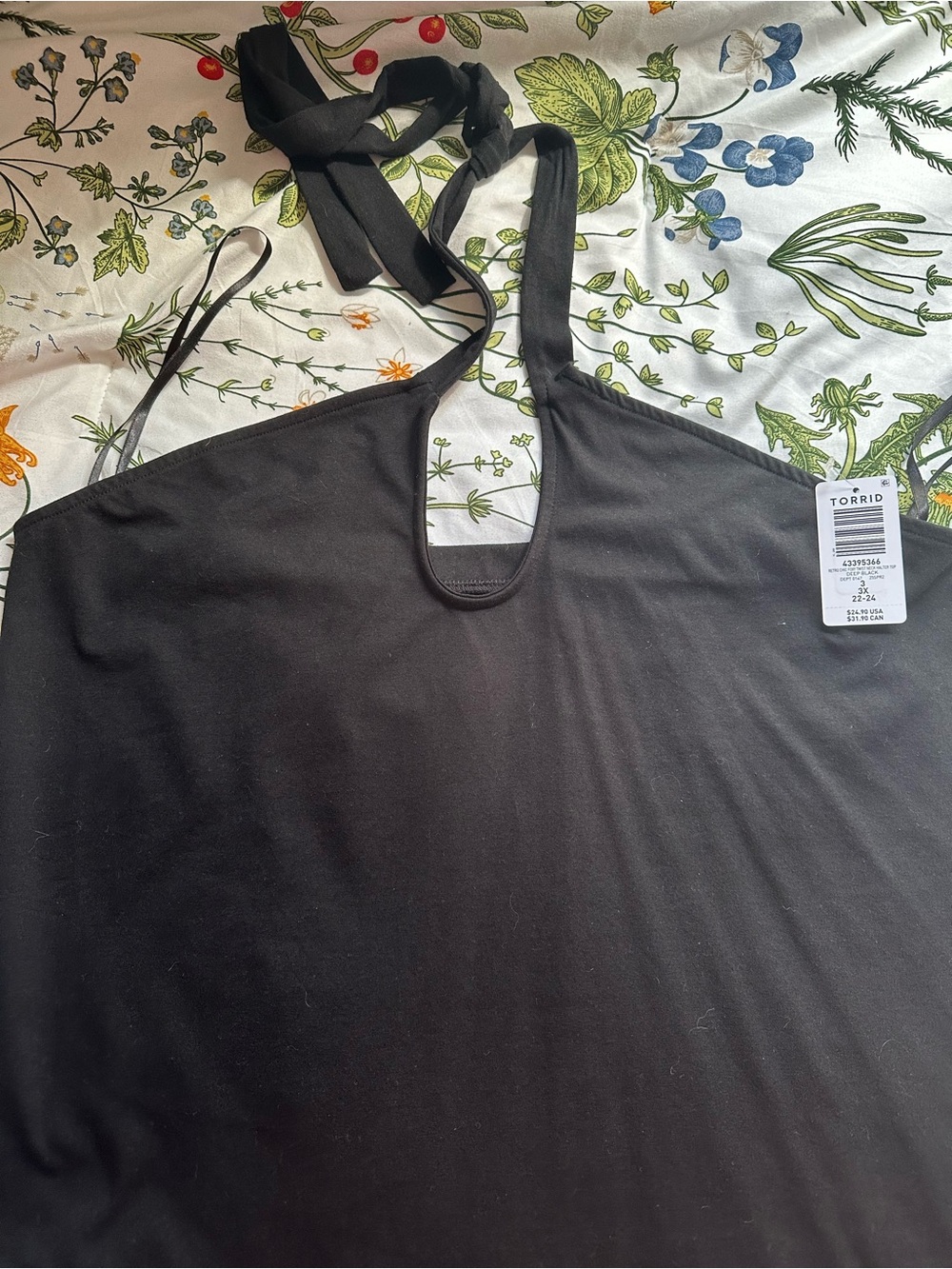 torrid Black Halter Top - Picture 3 of 4